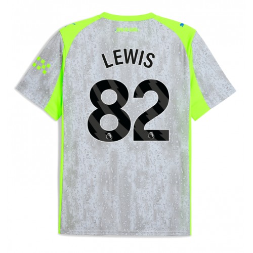 Stroje piłkarskie Manchester City Rico Lewis #82 Koszulka Trzeciej 2025-26 Krótki Rękaw
